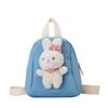 Adorable Korean Style Cartoon Bunny Children's Backpack Cute Lightweight Canvas Bag