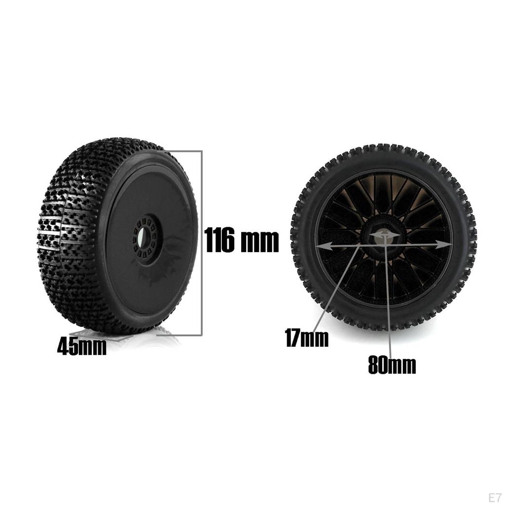 1/8 Scale RC Tires Spare Parts Accessories for HSP Modified Car Truck Buggy Vehicles