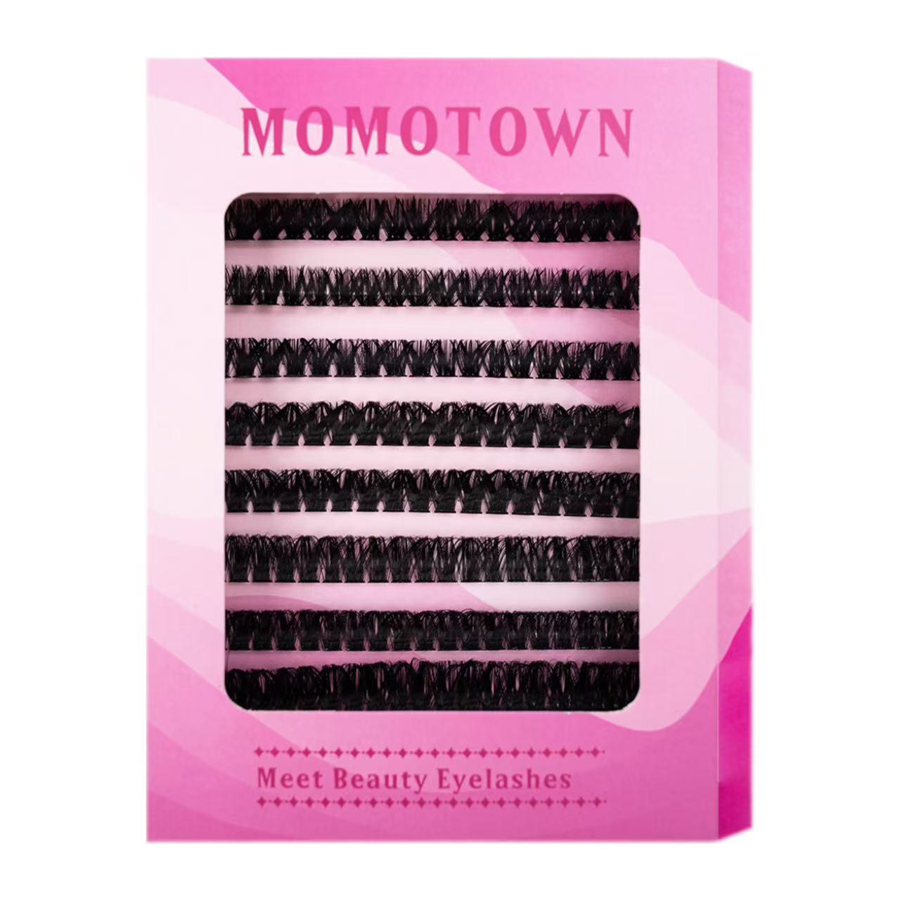 100PTK European & American Style False Eyelash Extensions - Soft, Dense, Curl Grafting for Photogenic Effect