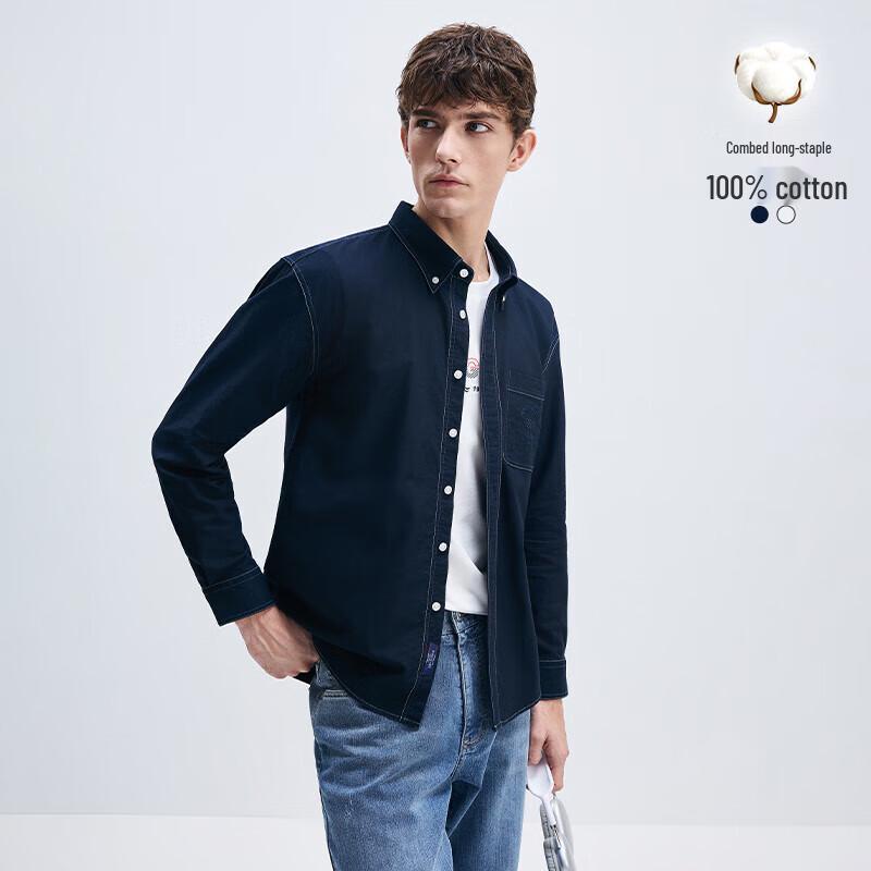 Navigare Men s Business Casual Long-Sleeve Shirt Jacket M/39