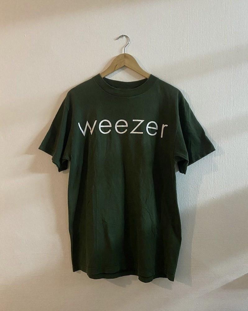 90s Weezer Band Tee Rock Music Short Sleeve Cotton Tshirt Reprint KH3250 Unisex T-Shirt XXXXL