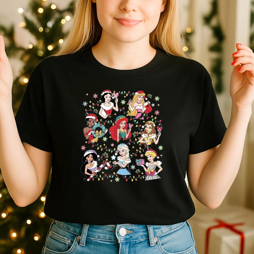2025 Christmas Unisex shirt,Night Before Christmas Family,Christmas Princess(CH)