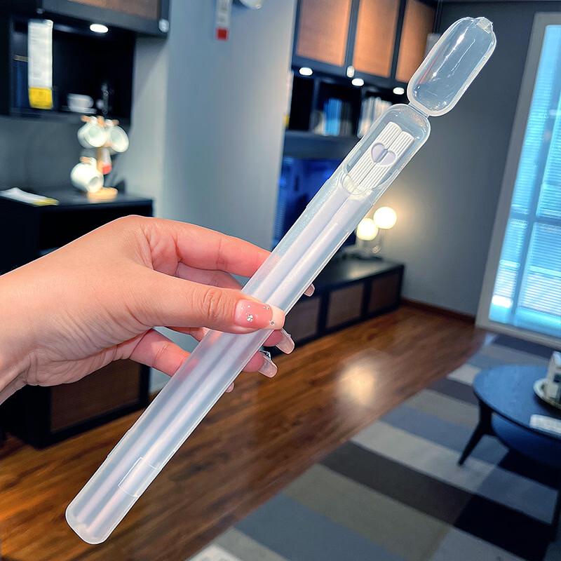 Portable Heart-Shaped Chopsticks Set