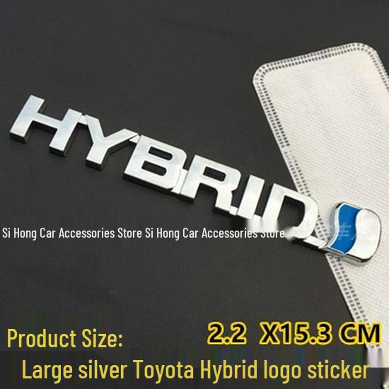 Compatible Metal Hybrid Car Logos for Camry, Reiz, Corolla, Levin – HYBRID Stickers