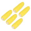 5Pcs Dog Corn Toy Latex Simulation Interactive Puppy Teething Chew Toys with Sound for Small Medium