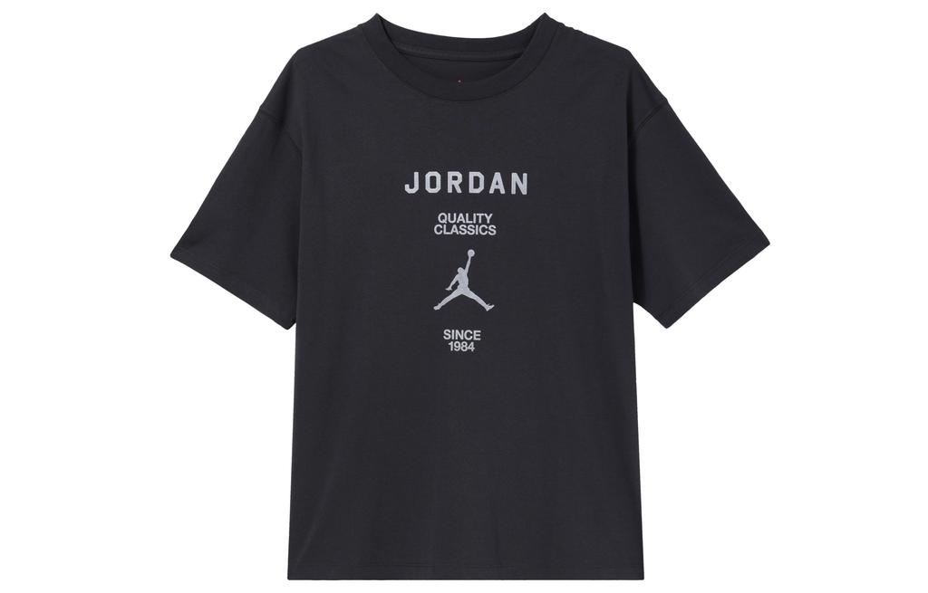 Jordan T Shirt Women's Gray Black/Sail White FZ0618-045