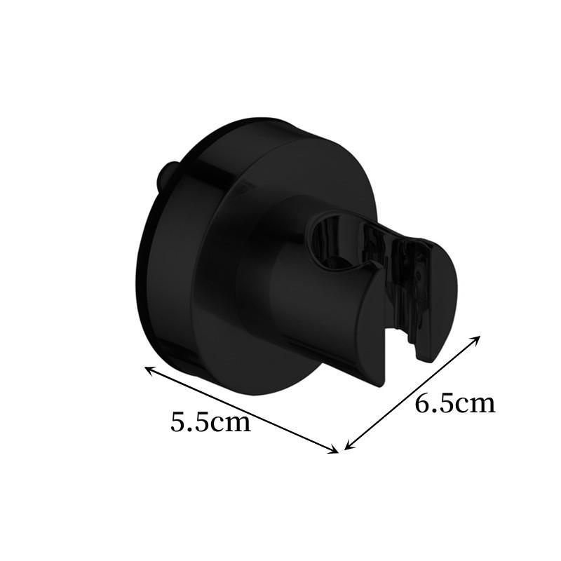 

Держатель насадки для душа, универсальный настенный кронштейн на присоске, кронштейн для смесителя для душа, ручной распылитель, фиксированная основа для аксессуаров для ванной комнаты чёрный