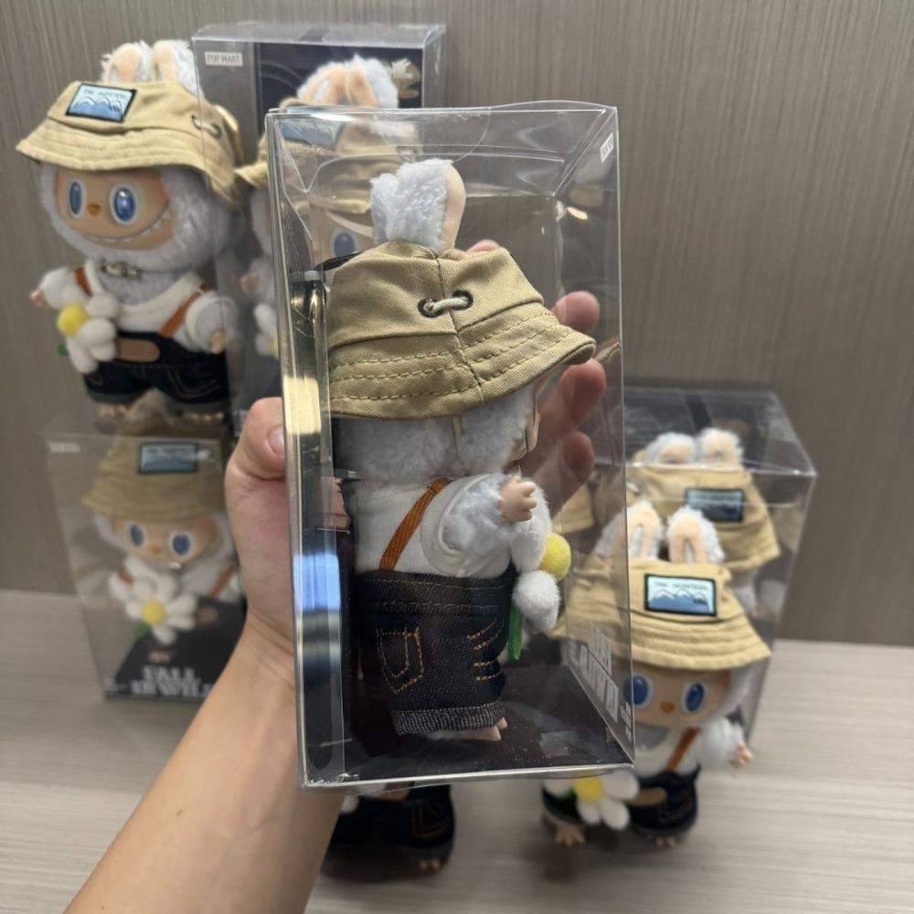 Adorable Bubble Mart Cartoon Character Keychain with Soft Vinyl Plush