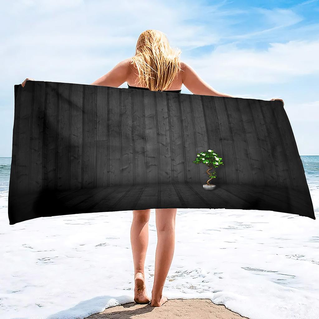 Beautiful Art Pattern Series Seaside Vacation Beach Towel Swimming Bath Towel Sports Towel