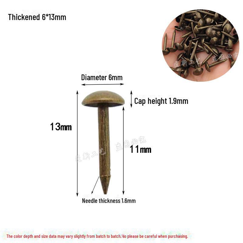 Antike Eisenblase Dekorative Rundkopf Sofanägel für DIY Möbel und Weich-/Hartverpackungen