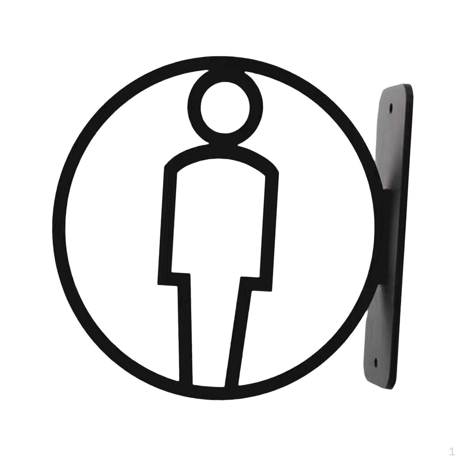 

Элегантная вывеска для ванной комнаты для декора отеля и офиса Male