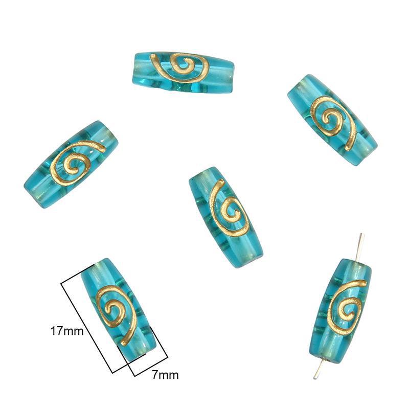 Handmade Retro Baroque Star, Moon & Flower Beads for DIY Earrings, Bracelets & Hair Accessories