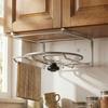 Stainless Steel Cutting Board Pot Cover Holder Wall Mounted Pot Lid Holder  Under Cabinet