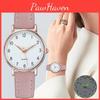 Womens Pointer Luminous Fashion Quartz Watch With Matte Leather Band