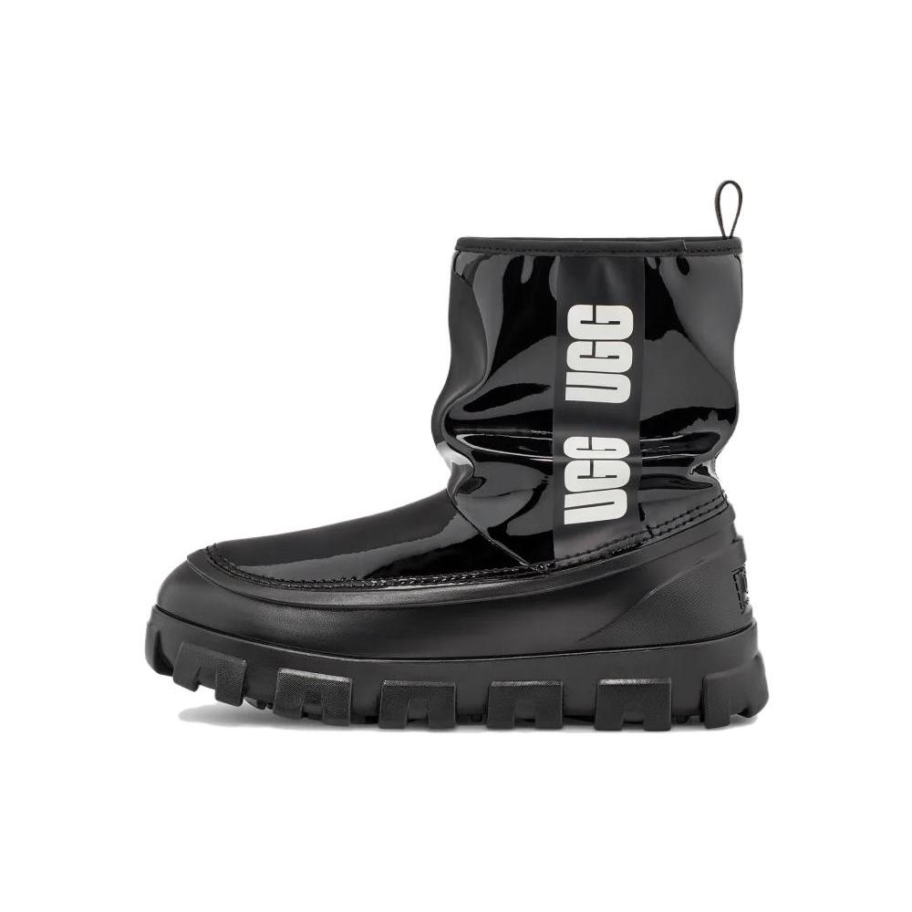 Νέα Μπότα UGG Classic Brellah Mini Μαύρη Γυναικεία 1144059-BLK