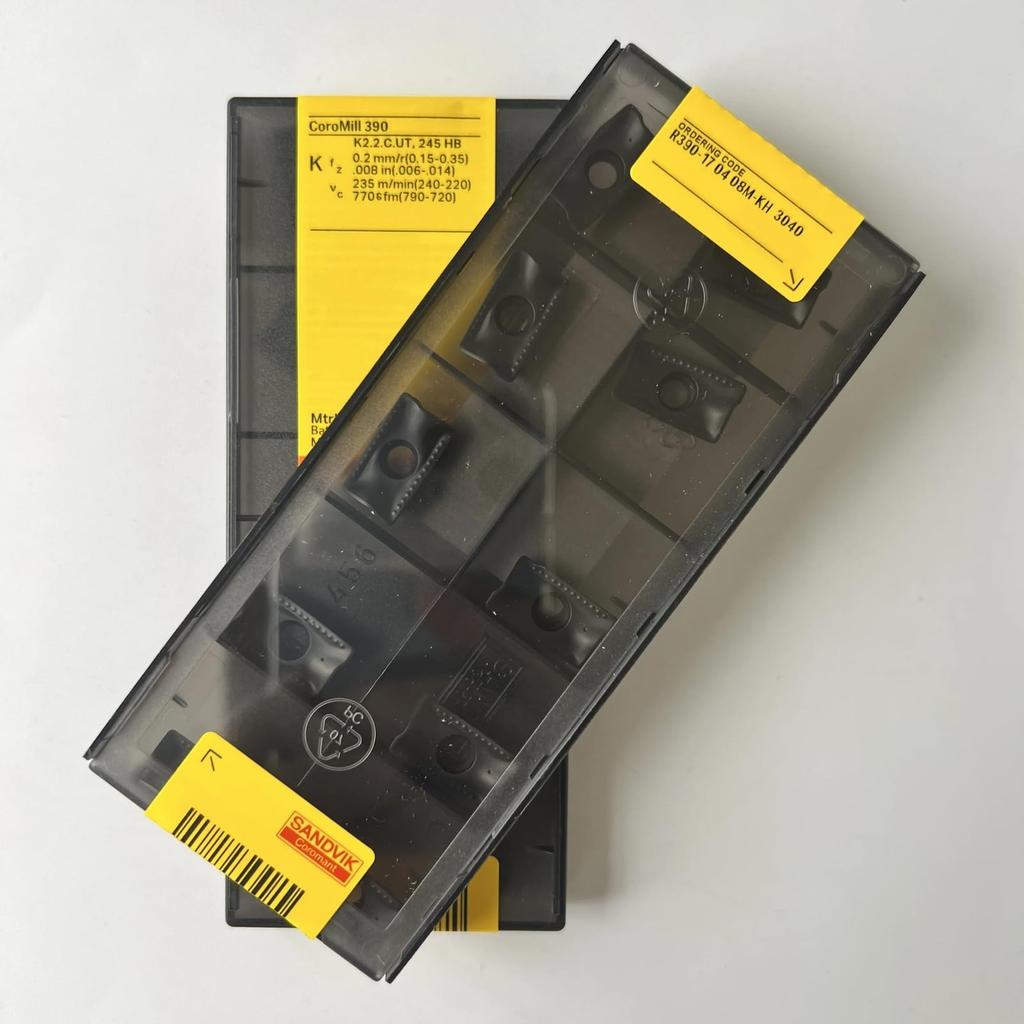 Original Sandvik / R390-170408M-KH 3040 /  CNC lathe carbide blade 10 Pcs