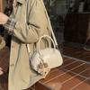 Fashionable Ladies Handbag Cute Semi-Circle Simple Large Atmosphere Single Shoulder Women's Crossbody Casual Small Bag