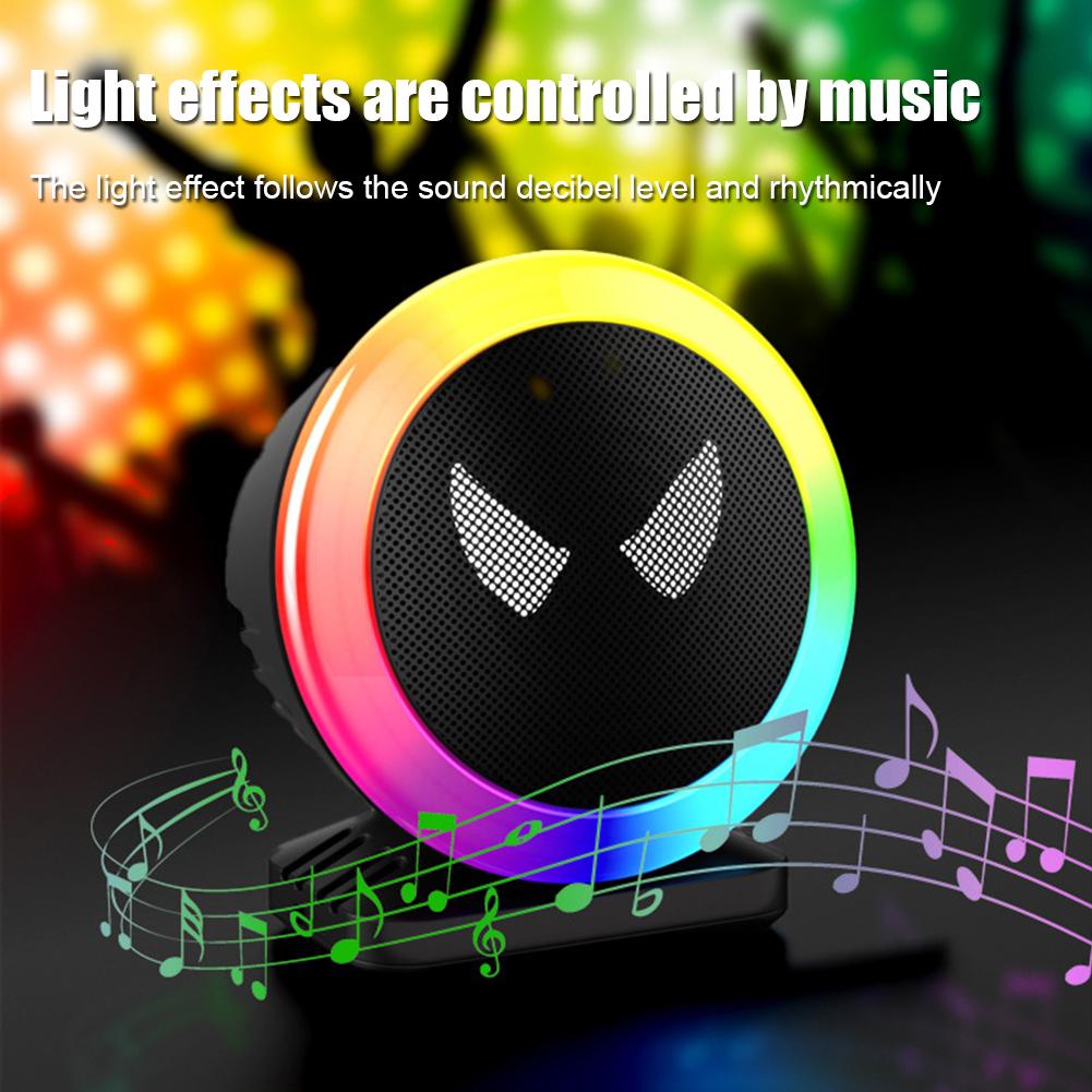 Car Aromatherapy Atmosphere Light RGB Sound Control Music Rhythm Lights Car Interior Creative Air Freshener For Automotive Q4N9