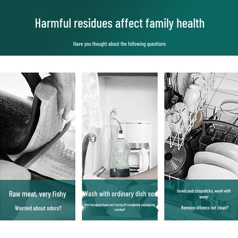 800g Plant Essence Dish Soap - Gentle On Hands, Removes Oil Stains, No Residue, Perfect for Fruits & Vegetables