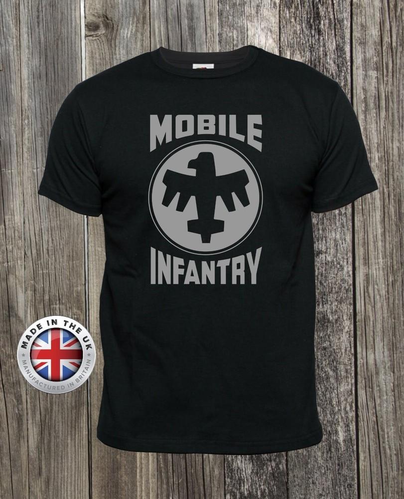 Футболка Звездный десант Пехота Roughnecks черная, унисекс женская M