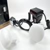 2pcs Softbox Dual Head Flash Lamp Diffuser Soft Light Hood for Nikon R1C1 Yongnuo YN24EX Godox MF12 Dentistry Camera Accessories