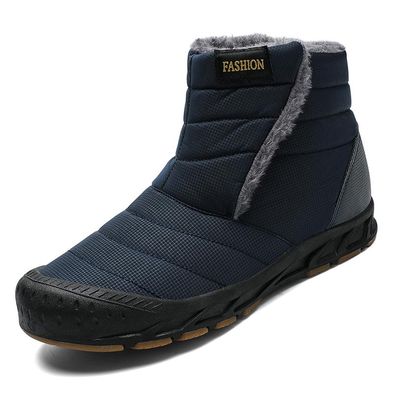 модные ботинки женские зимние плюшевые ботинки женские водонепроницаемые женская обувь — фото 6