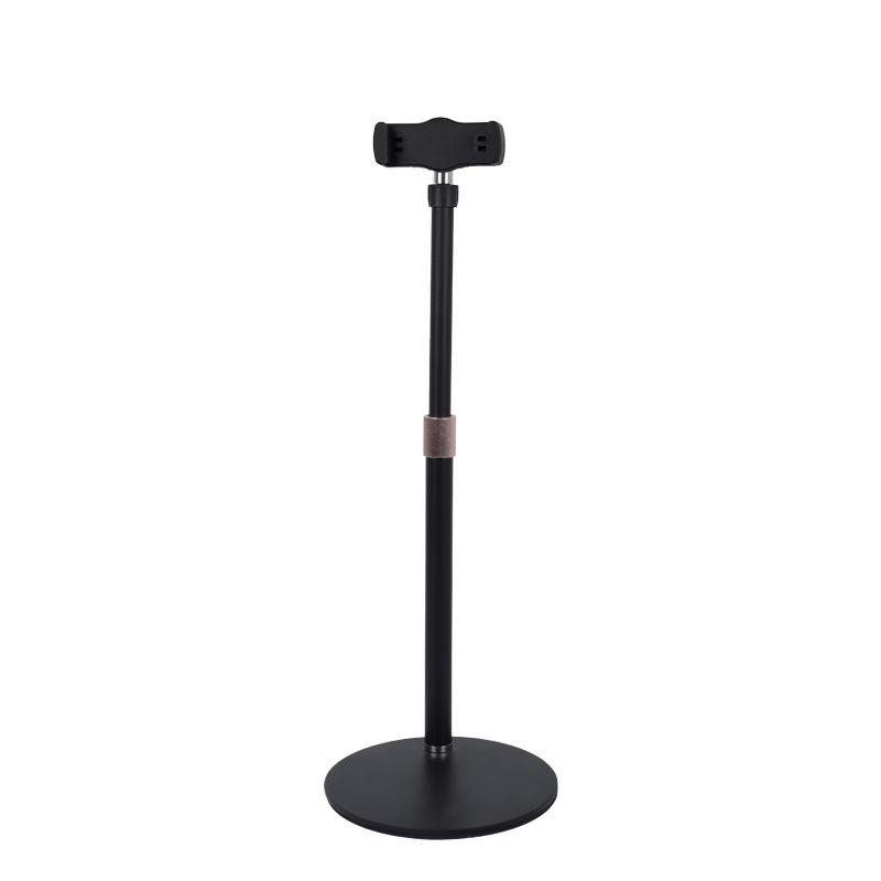 Metal Round Disk Lazy Bracket Desktop Stand for Phone Microphone Tablet Live Streaming Multi-Function Holder Practical