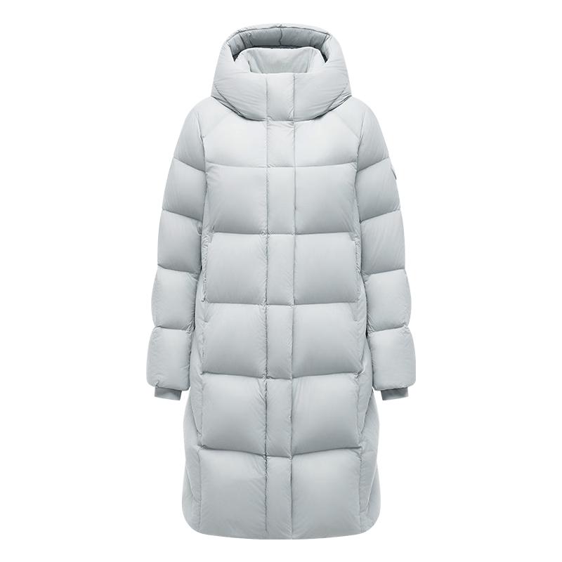Tanboer 2026 Women's Hooded Puffer Mid-length Down Jacket TB62530806