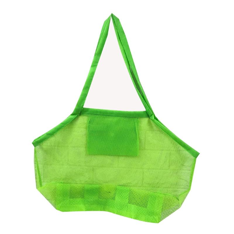 Large Size Net Bag Tote for Sand Toys Beach for Kids Collecting Shells Beach Mesh Children Sand Pool Supplies