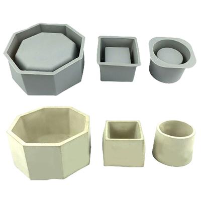 Flower Pot Silicone Mold Diy Large Concrete Cement Pot Mold Square Epoxy Resin Molds Holder  Epoxy Clay Mould