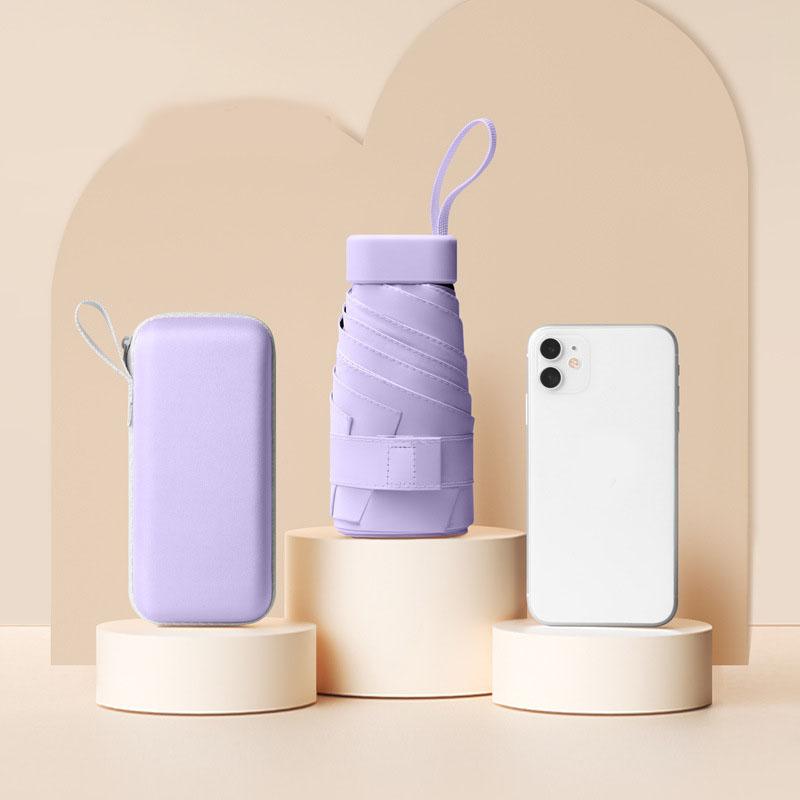 Mini Sun Umbrella Both Rain and Sunshine Protective and UV Resistant Rain or Shine