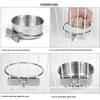 Stainless Steel Pet Feeding Bowl for Birds, Cats, and Dogs – Easy Cage Installation Feeder