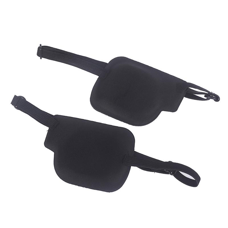 Eye Patch Unisex Black Single Eyepatch Washable Adjustable Blindfold
