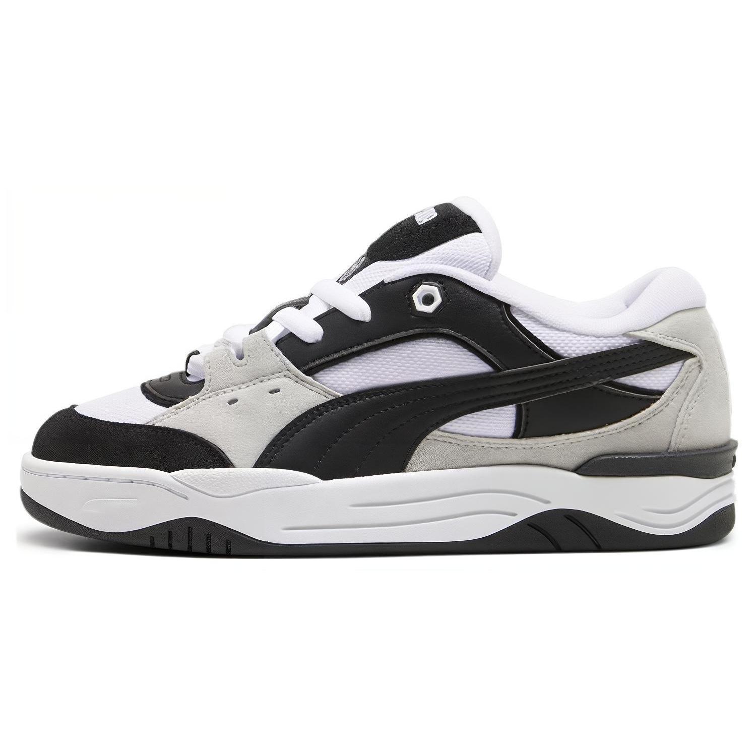 PUMA 180 Low Shoes  White Grey Black  Unisex 389267-11 EU 42