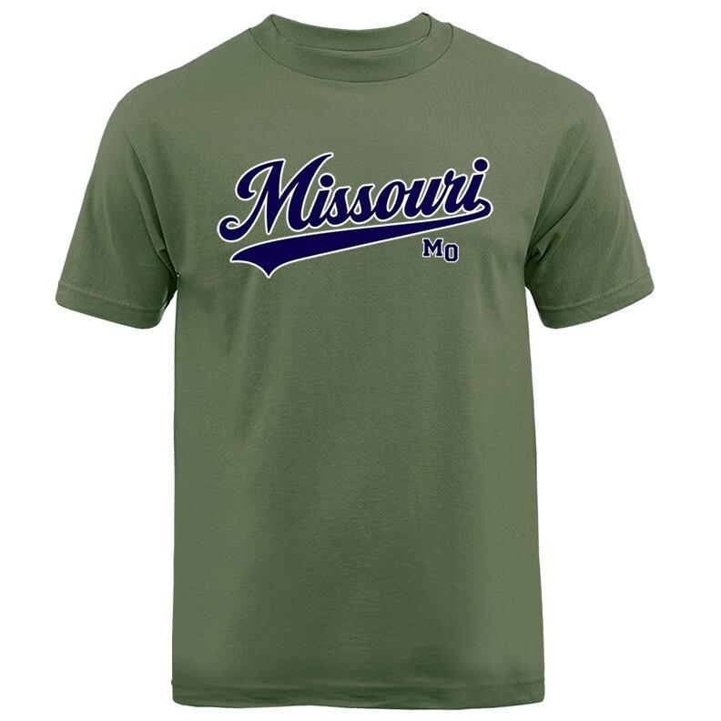 State of Missouri Swoosh MO Graphic T-shirt Unisex T-Shirt XL