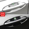 4 stk. Beskyttelsesklistremerke for bildørhåndtak Emblem Bilddekorasjon Styling For Skoda Octavia Superb Rapid Kodiaq Karoq Fabia Kamiq Roomster Citigo