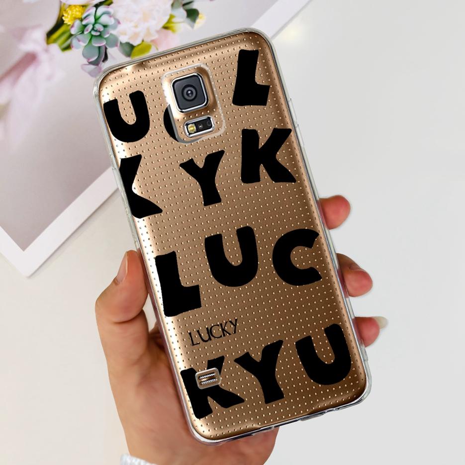 For Samsung Galaxy S5 Case SM-G900F G900I G900M Stylish Painted Cover Soft Silicone Phone Case For Samsung S5 S 5 GalaxyS5 Shell