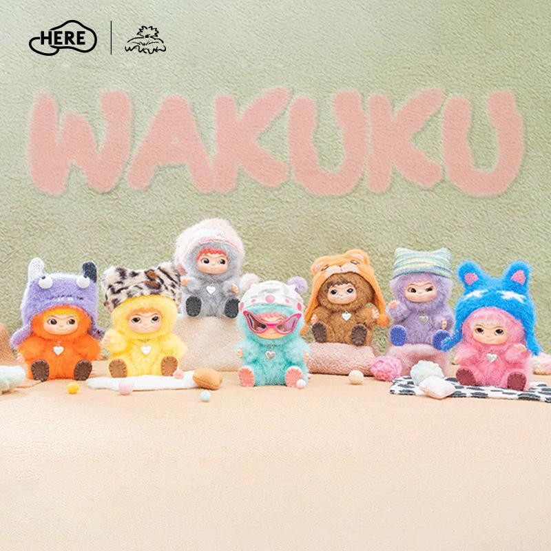 WAKUKU-Divertente festa pelosa Scatola a sorpresa (Scatola singola / Set completo di 6 scatole)