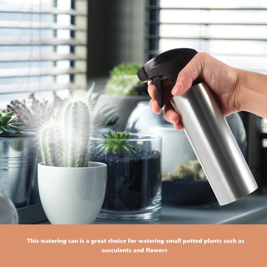 Stainless Steel Spray Bottle Vintage Watering Can For Plants Garden Succulents Indoor Outdoor Flower Pots Gardening Tools