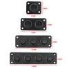12V 1-4 Gang Universal Toggle Switch Panel USB Car Boat Marine RV Truck Blue LED Styling Accessories Marine Rocker Switch Relays 5
