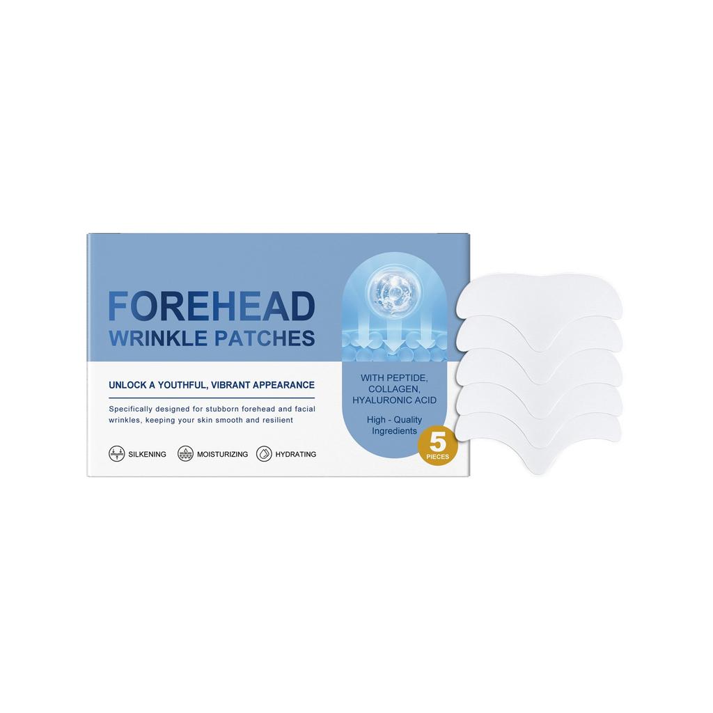 Forehead Wrinkle Patches  Ageverse  Face Patches Non Wrinkle Gel Pad Set Chest Neck Eye Face Pad Removal Patch 5PIECES