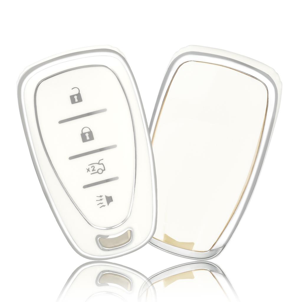 Car Key Fob Case Cover For Chevrolet Blazer Malibu Camaro Cruze Traverse Spark Equinox Sonic Volt 5 Button Key Protect Shell