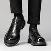Business Dress Microfiber Leather Shoes 2025 New Men's British Style Comfortable Retro Trend Casual Versatile Large Size