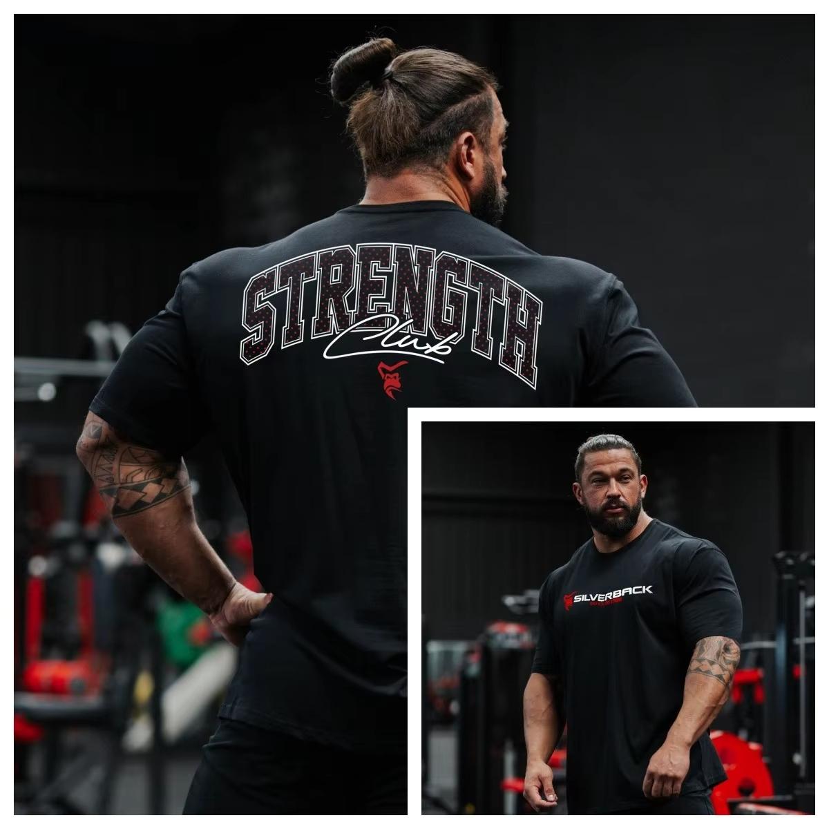 2026 Summer Fashion New 2026 Gorilla Print Tshirt Strength Club 2026 TShirt Silverback wear Comfortable Tshirt simple XL