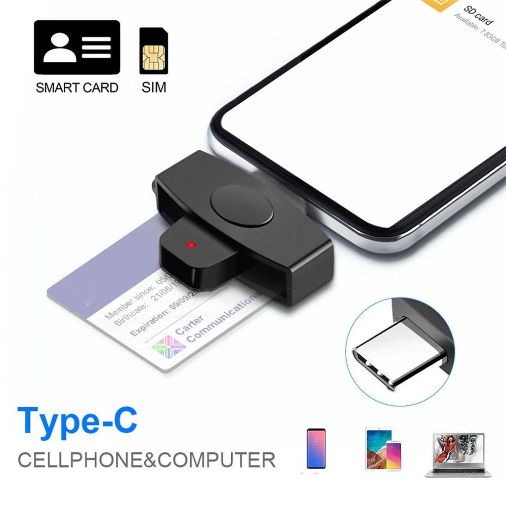 

DNI Citizen ID Type C Адаптер USB-C CAC Считыватель смарт-карт Считыватель смарт-карт USB C Считыватель карт