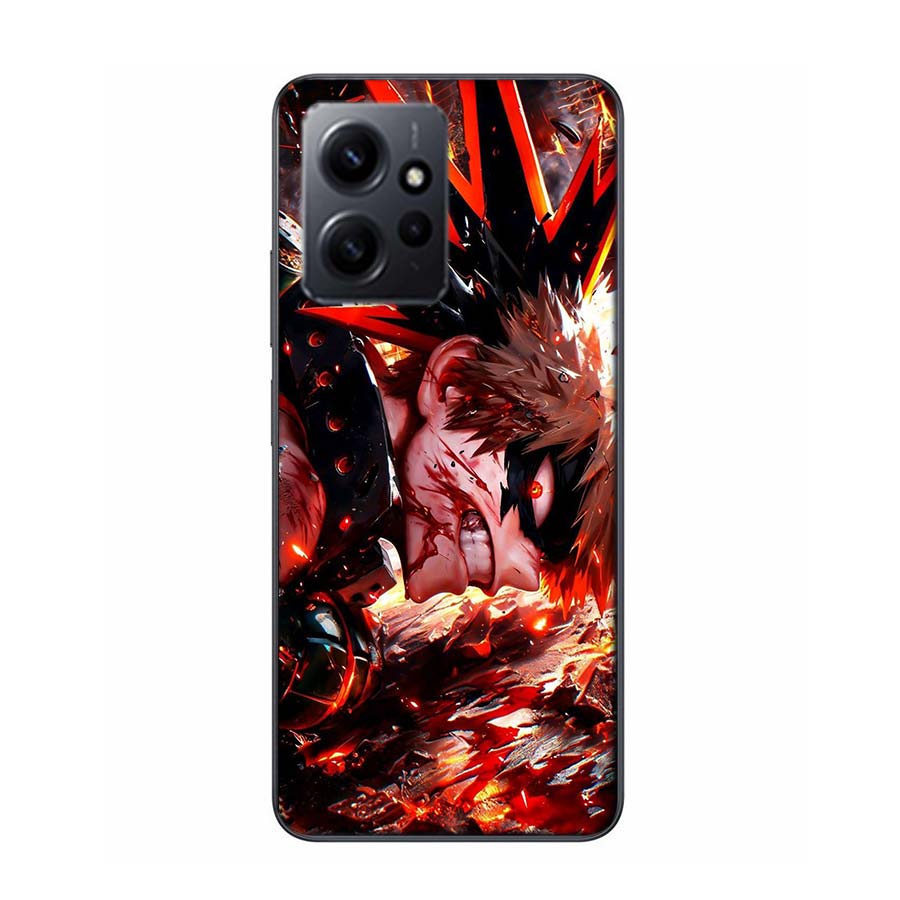 My Hero Bakugou Katsuki Phone Case For Redmi Note 14 15 Pro 5G 13 12 Pro Plus 11 11T 11E 11S 10 Pro 10S 9 9S Cover Cell Clear TP