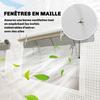 Tunnel Greenhouse, 18 m2, Door, 12 Windows with Mosquito Nets, 295 x 597 x 200 cm, White