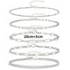 Fashionable Five-Piece Metal Chain Bracelet Set - Personalized European and American Style