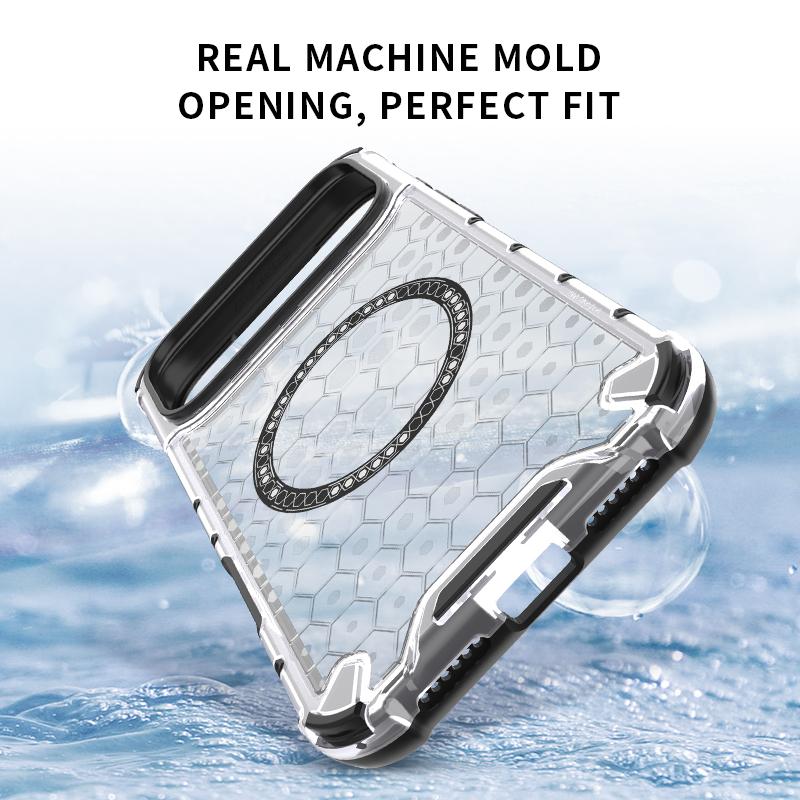 Verstärkte Anti-Drop Robuste Handyhülle für iPhone 17 Air 16 E 15 14 Plus 13 12 11 Pro Max Magnetische Ladefunktion Weiche Stoßfänger-Abdeckung