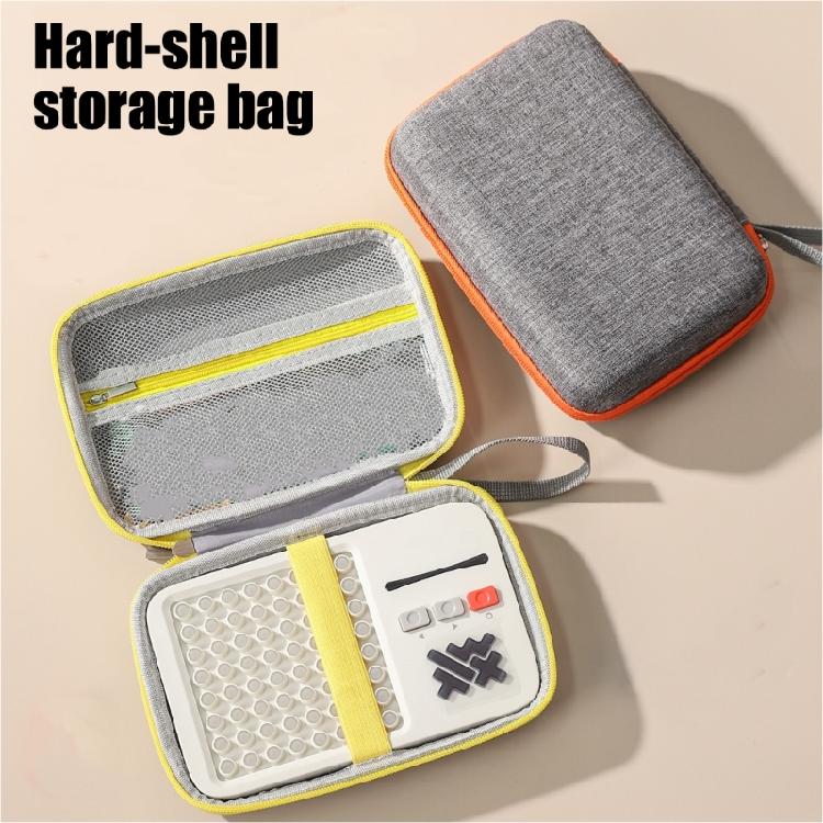 Shockproof Storage Box for Super Blocks Puzzle Game Handheld Console Bag Hard Pouch Bag with Handle Carrying Case